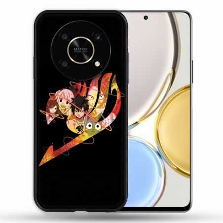Coque Pour Honor Magic 4 Lite Manga Fairy Tail Logo Noir