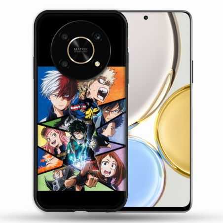 Coque Pour Honor Magic 4 Lite Manga My Hero Academia Noir