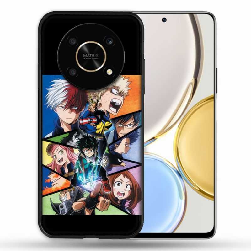 Coque Pour Honor Magic 4 Lite Manga My Hero Academia Noir