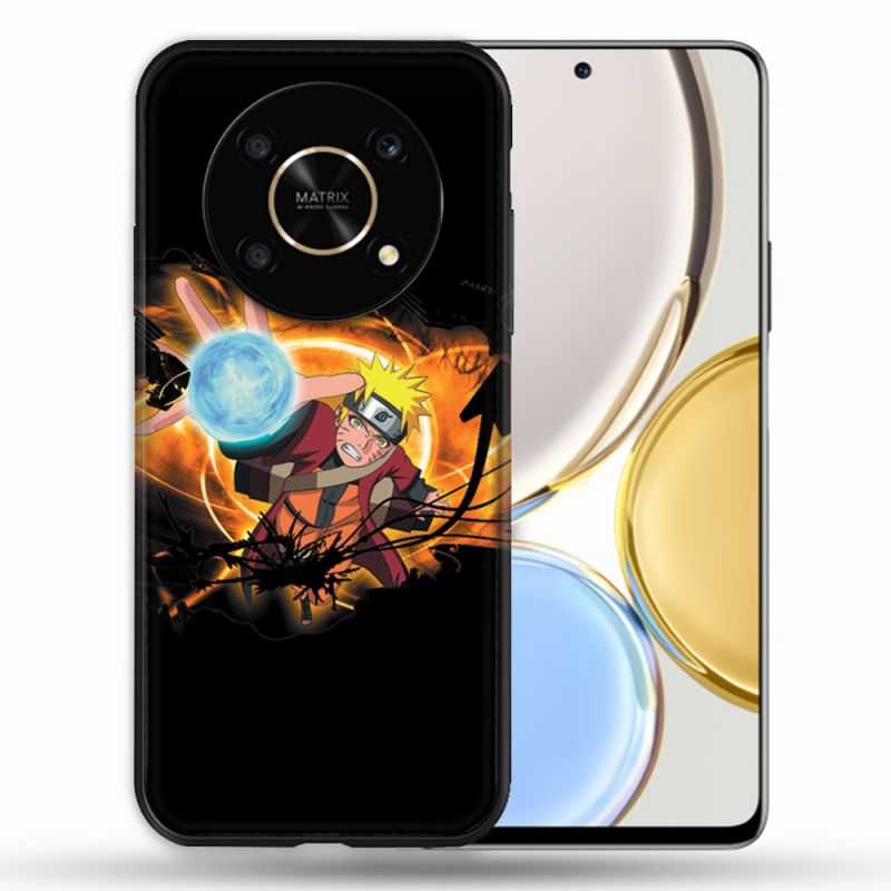 Coque Pour Honor Magic 4 Lite Manga Naruto Noir