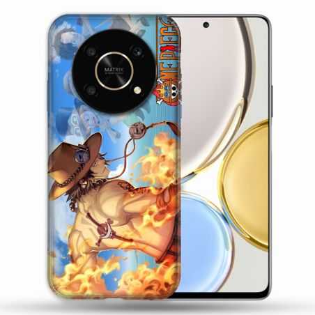 Coque Pour Honor Magic 4 Lite Manga One Piece Ace Color