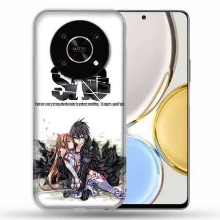 Coque Pour Honor Magic 4 Lite Manga SAO sword Art Online Blanc