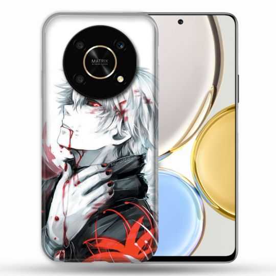 Coque Pour Honor Magic 4 Lite Manga Tokyo Ghoul Kaneki Blanc