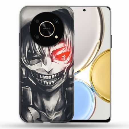 Coque Pour Honor Magic 4 Lite Manga Tokyo Ghoul Kaneki Noir