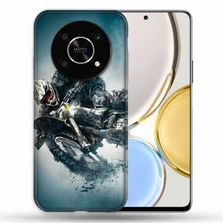 Coque Pour Honor Magic 4 Lite Moto Cross Ombre
