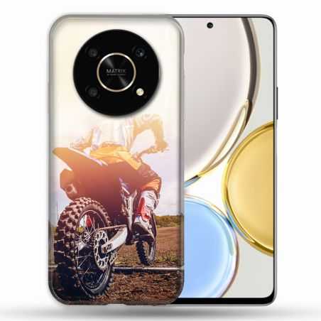 Coque Pour Honor Magic 4 Lite Moto Cross Soleil