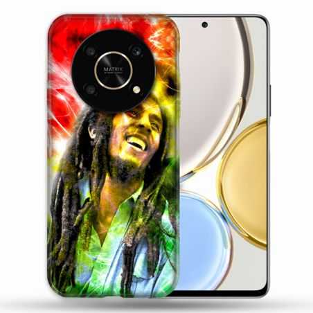 Coque Pour Honor Magic 4 Lite Musique Bob Marley Color