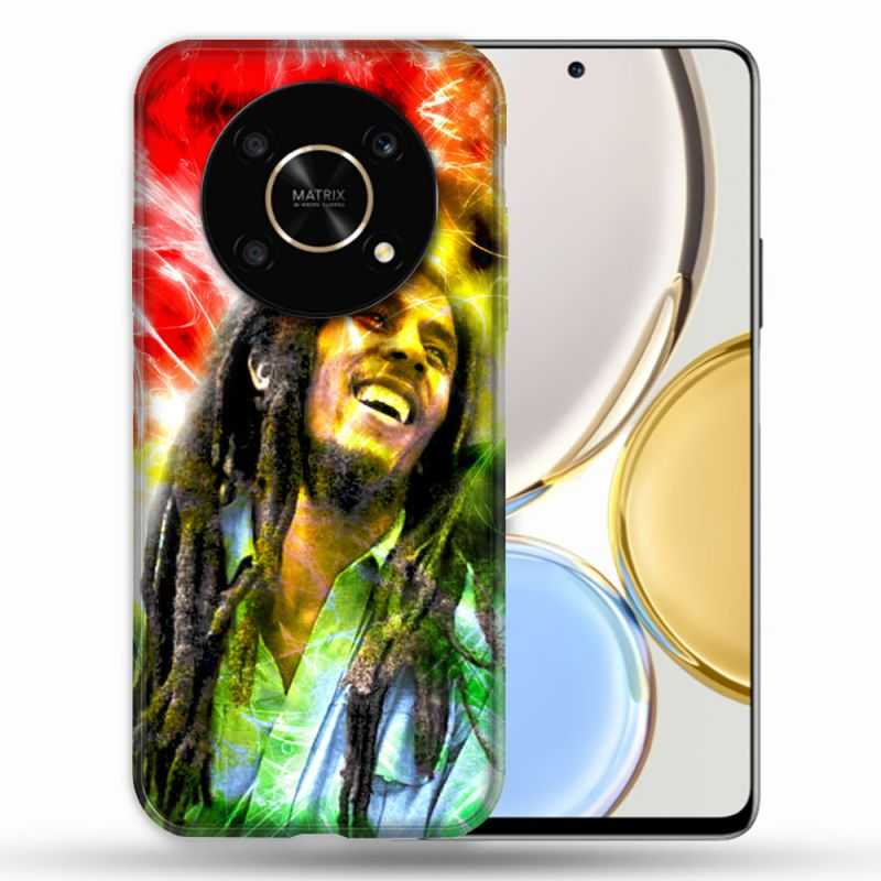 Coque Pour Honor Magic 4 Lite Musique Bob Marley Color