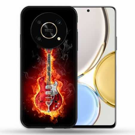 Coque Pour Honor Magic 4 Lite Musique Guitare Electrique