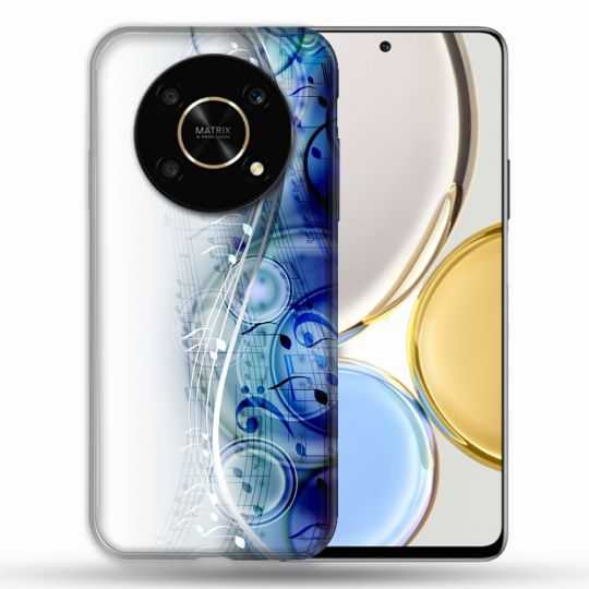 Coque Pour Honor Magic 4 Lite Musique Partition Vague