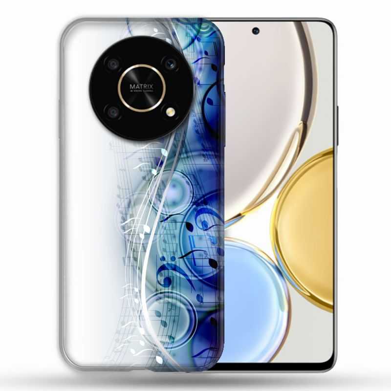 Coque Pour Honor Magic 4 Lite Musique Partition Vague