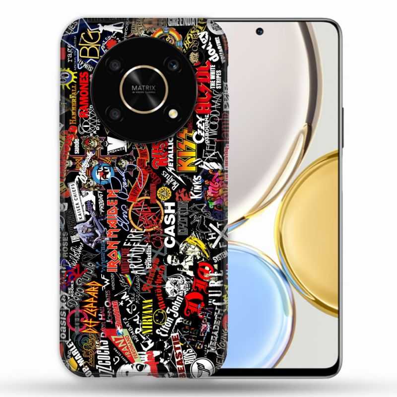Coque Pour Honor Magic 4 Lite Musique Rock Groupe