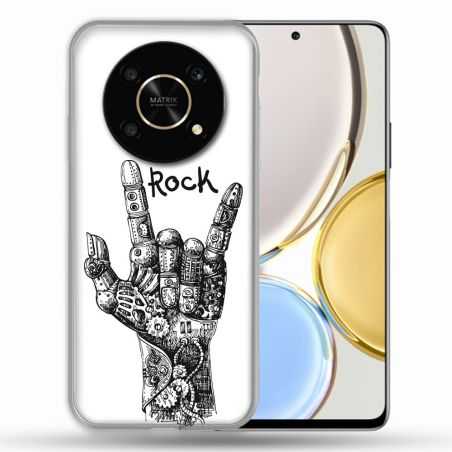 Coque Pour Honor Magic 4 Lite Musique Rock Main