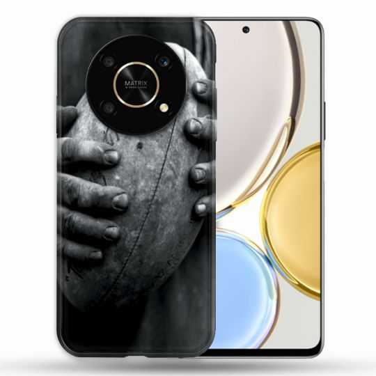 Coque Pour Honor Magic 4 Lite Sport Rugby Ballon Vintage