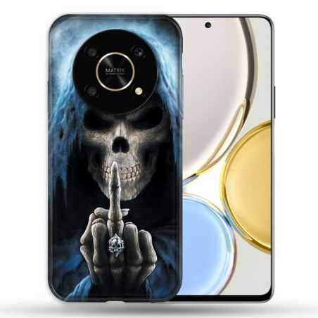 Coque Pour Honor Magic 4 Lite Tete de Mort Doigt