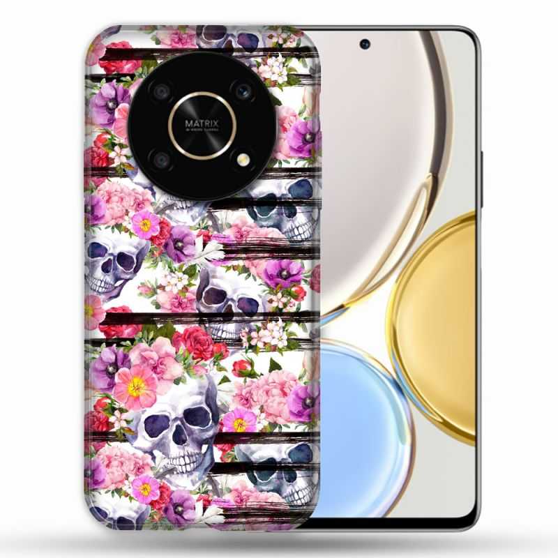 Coque Pour Honor Magic 4 Lite Tete de Mort Pattern