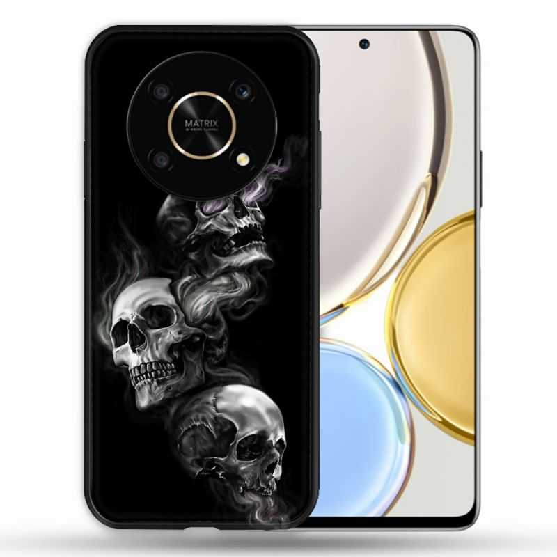 Coque Pour Honor Magic 4 Lite Tete de Mort Triple