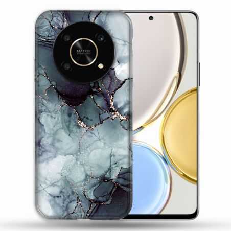 Coque Pour Honor Magic 4 Lite Texture Marbre Gris