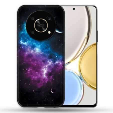 Coque Pour Honor Magic 4 Lite Univers Bleu Violet