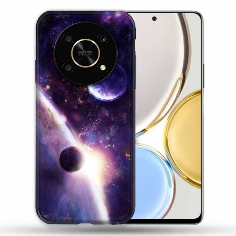 Coque Pour Honor Magic 4 Lite Univers Planete Stellaire