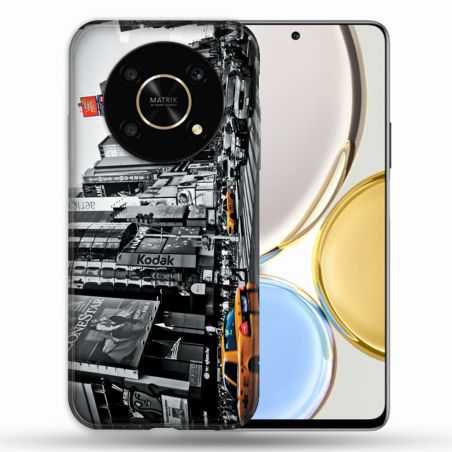 Coque Pour Honor Magic 4 Lite Voyage Amerique USA New York Taxi