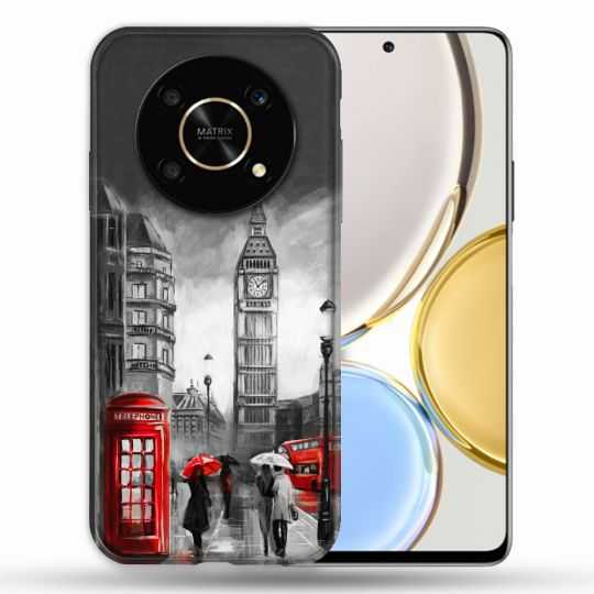 Coque Pour Honor Magic 4 Lite Voyage Angleterre Londres Vintage