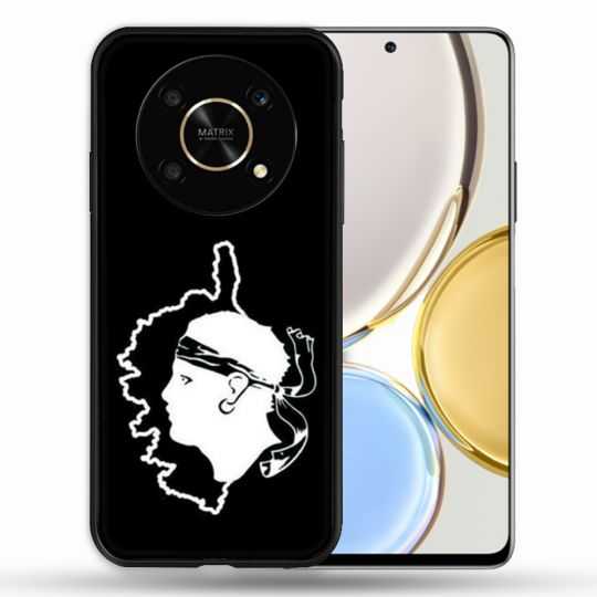 Coque Pour Honor Magic 4 Lite Voyage Corse Noir
