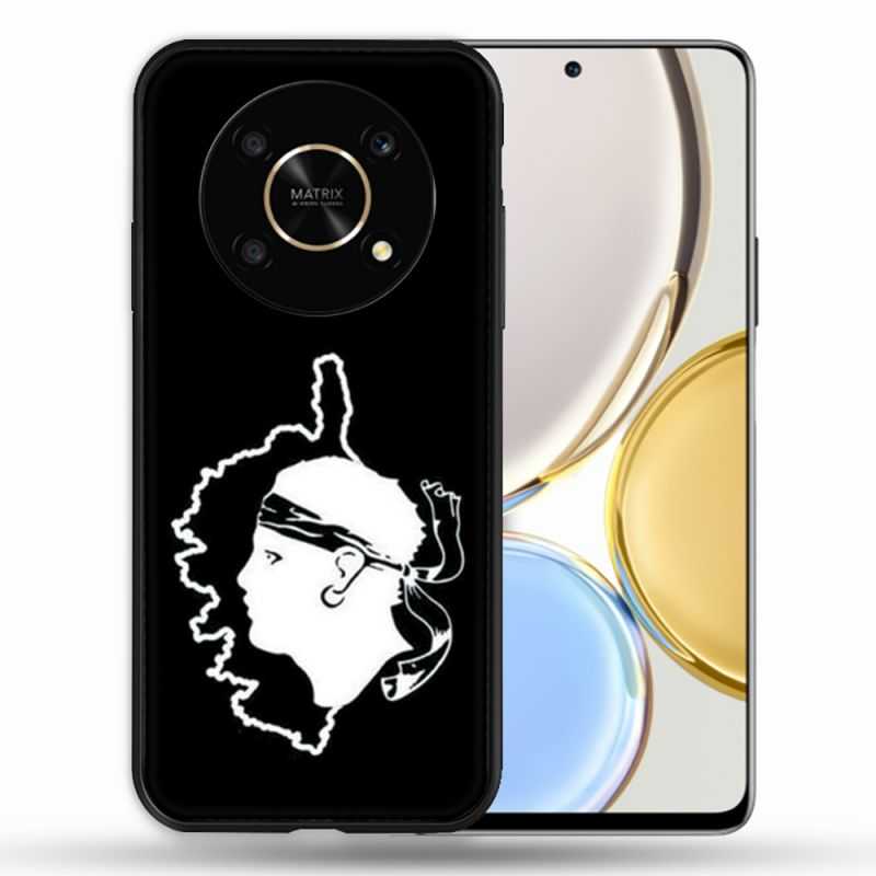 Coque Pour Honor Magic 4 Lite Voyage Corse Noir