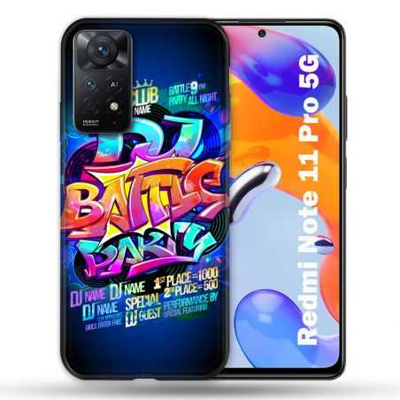 Coque Pour Xiaomi Redmi Note 11 Pro / 11 Pro 5G Street Art Rap