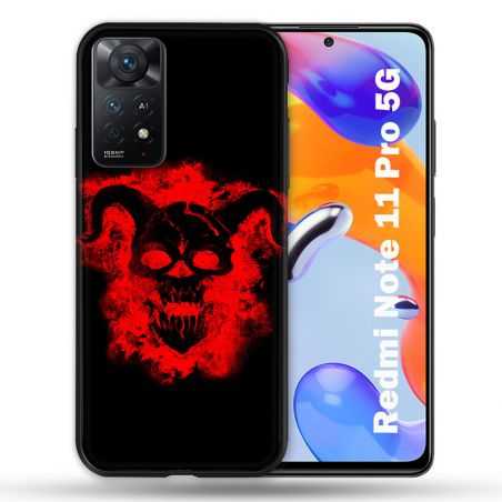 Coque Pour Xiaomi Redmi Note 11 Pro / 11 Pro 5G Tete de Mort Diable