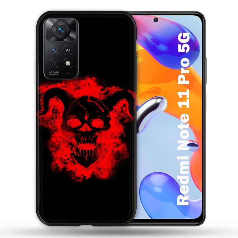Coque Pour Xiaomi Redmi Note 11 Pro / 11 Pro 5G Tete de Mort Diable