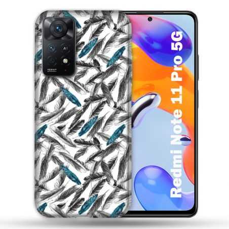 Coque Pour Xiaomi Redmi Note 11 Pro / 11 Pro 5G Texture Plume Canard
