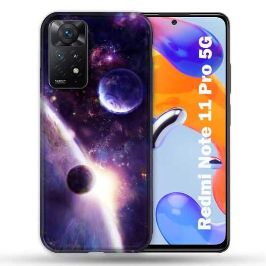 Coque Pour Xiaomi Redmi Note 11 Pro / 11 Pro 5G Univers Planete Stellaire
