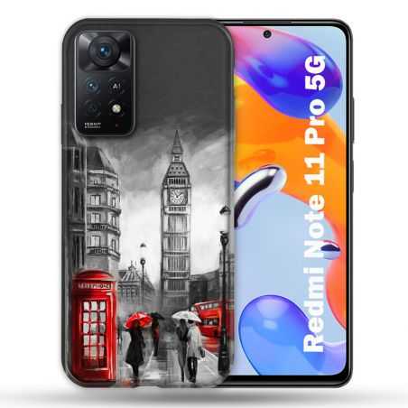 Coque Pour Xiaomi Redmi Note 11 Pro / 11 Pro 5G Voyage Angleterre Londres Vintage