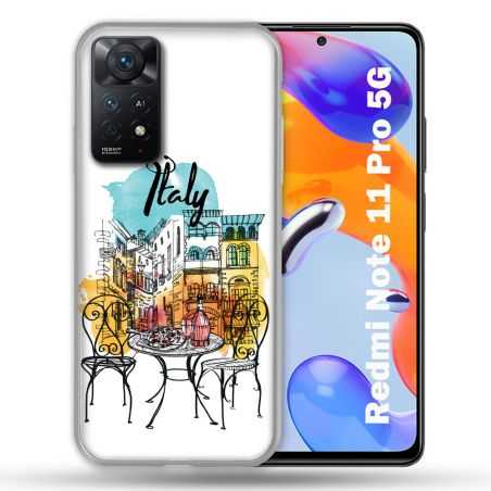 Coque Pour Xiaomi Redmi Note 11 Pro / 11 Pro 5G Voyage Italie Vintage
