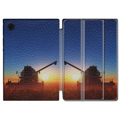 Housse Smart Cover Pour Samsung Galaxy Tab A8 (2022) 10.5 Agriculture Moissonneuse