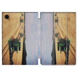 Housse Smart Cover Pour Samsung Galaxy Tab A8 (2022) 10.5 Agriculture Moissonneuse Soleil