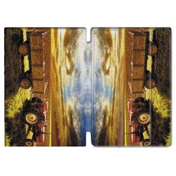 Housse Smart Cover Pour Samsung Galaxy Tab A8 (2022) 10.5 Agriculture Tracteur Color