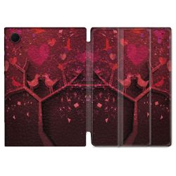 Housse Smart Cover Pour Samsung Galaxy Tab A8 (2022) 10.5 Amour Arbre