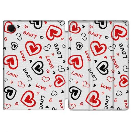 Housse Smart Cover Pour Samsung Galaxy Tab A8 (2022) 10.5 Amour Love