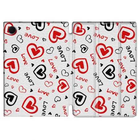 Housse Smart Cover Pour Samsung Galaxy Tab A8 (2022) 10.5 Amour Love
