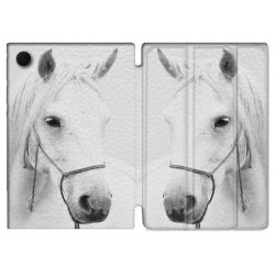 Housse Smart Cover Pour Samsung Galaxy Tab A8 (2022) 10.5 Animal Cheval Cristal