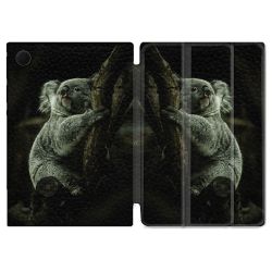 Housse Smart Cover Pour Samsung Galaxy Tab A8 (2022) 10.5 Animal Koala Noir