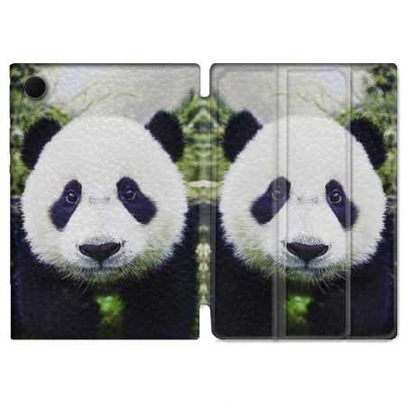 Housse Smart Cover Pour Samsung Galaxy Tab A8 (2022) 10.5 Animal Panda Color