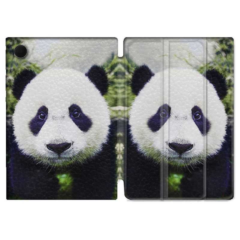 Housse Smart Cover Pour Samsung Galaxy Tab A8 (2022) 10.5 Animal Panda Color