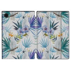 Housse Smart Cover Pour Samsung Galaxy Tab A8 (2022) 10.5 Animal Perroquet Peinture