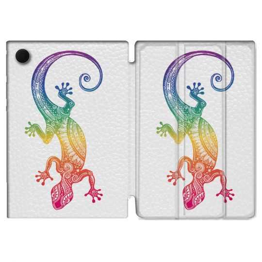 Housse Smart Cover Pour Samsung Galaxy Tab A8 (2022) 10.5 Animal Salamandre Color