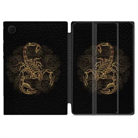 Housse Smart Cover Pour Samsung Galaxy Tab A8 (2022) 10.5 Animal Scorpion Fresque