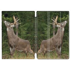 Housse Smart Cover Pour Samsung Galaxy Tab A8 (2022) 10.5 Chasse Cerf