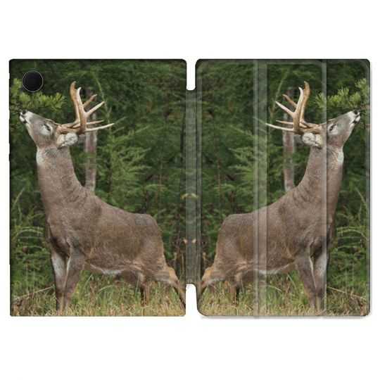 Housse Smart Cover Pour Samsung Galaxy Tab A8 (2022) 10.5 Chasse Cerf